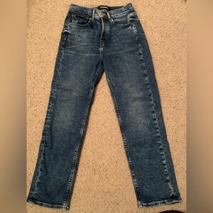 Express super high rise mom jean. Size 4R